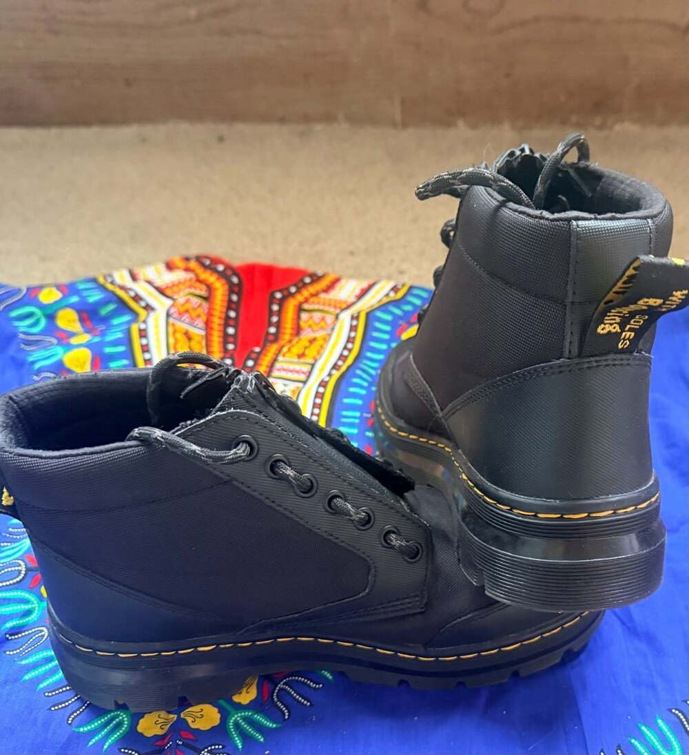 Dr. Martens Bonny Tech Jungle Boots Black Cordura Fabric